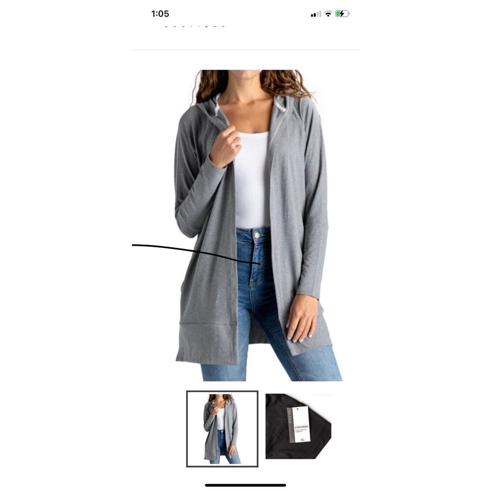 FitKicks Everywhere Hoodie NWT Gray Size Medium/large